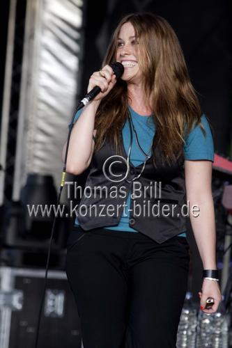 Kanadische Rock-Sängerin Alanis Morissette gastiert auf ihrer 