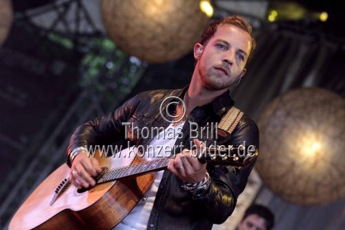 Britische Sänger James Morrison gastierte auf seiner 