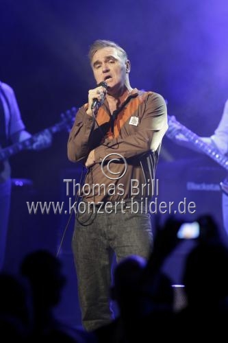 Britische Sänger Steven Patrick Morrissey gastierte auf seiner 