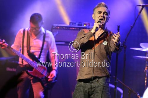 Britische Sänger Steven Patrick Morrissey gastierte auf seiner 