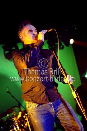 Britische Sänger Steven Patrick Morrissey gastierte auf seiner 