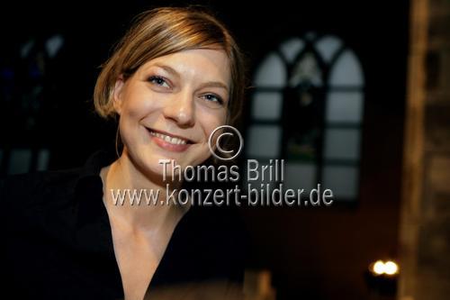 Deutsche Komponistin Brigitta Muntendorf ist die Preisträgerin des Bernd-Alois-Zimmermann-Stipendiums für Komponistinnen 2009 in der Kunststation Sankt Peter in Köln (&copy; Thomas Brill)