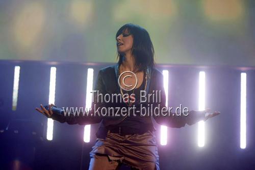 Deutsche Popmusikerin Nena gastiert auf ihrer 