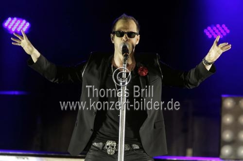 Amerikanische Popgruppe New Kids On The Block gastiert auf ihrer 