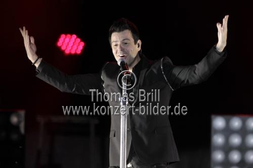 Amerikanische Popgruppe New Kids On The Block gastiert auf ihrer 