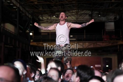 Britische Independent Rock-Band New Model Army gaben ein 