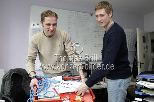 Mitglieder des Organisationsforum Wirtschaftskongress (OFW) bei der Organisation des 