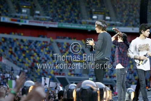 Britisch-irische Boygroup One Direction gastiert auf ihrer 