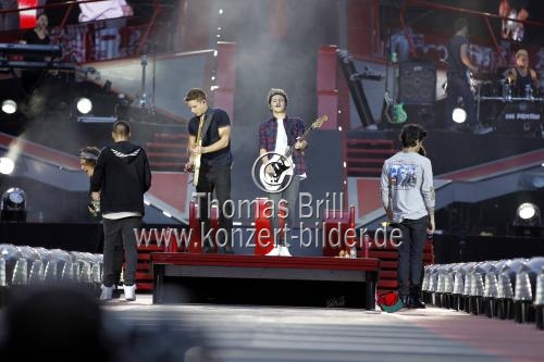 Britisch-irische Boygroup One Direction gastiert auf ihrer 