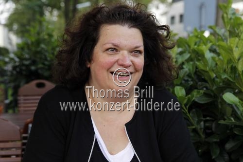 Deutsche Schauspielerin Sabine Orlans im Interview ber ihr Engagement am Schauspielhaus Kln in der Saison 2013/2014 Wochenmarkt am Klettenberggrtel, Ecke Siebengebirgsallee Kln (&copy; Thomas Brill)