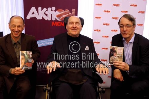 Französische Schriftsteller Philippe Pozzo di Borgo im Interview über den Film „Ziemlich beste Freunde“ in Wasserturm Hotel Köln (&copy; Thomas Brill)