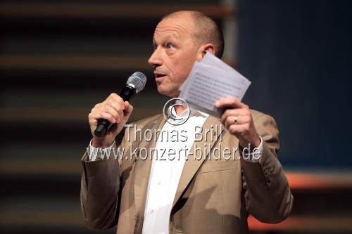 Rainer Osnowski (Geschäftsführer lit.COLOGNE) bei der Lesung 