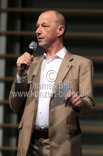Rainer Osnowski (Geschäftsführer lit.COLOGNE) bei der Lesung 