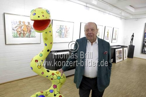 Kunsthändler Knut Osper verabschiedet sich mit der Ausstellung „Schatzsuche“ ab 15. Februar 2025 aus seiner Kunsthandlung Osper in der Pfeilstraße 29 in Köln (© Thomas Brill)