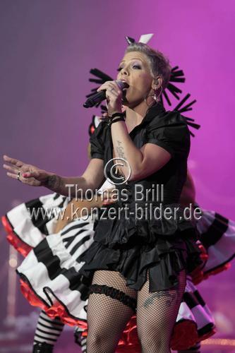 Amerikanische Pop-Rock-Sängerin P!nk gastierte auf ihrer 