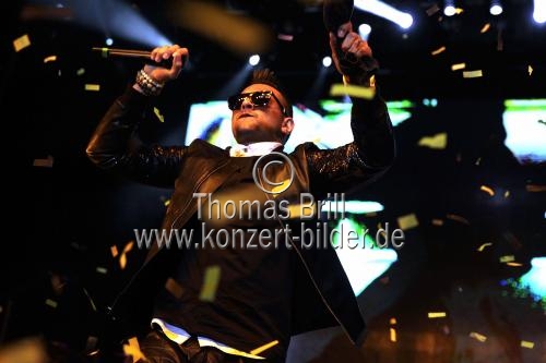 Jamaikanische Dancehall-Sänger Sean Paul gastiert auf seiner 