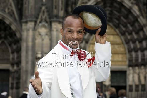 Niederländischer Stepper Marcel Peneux gastiert momentan im Fantissima-Theaters des Phantasialand Brühl  (© Thomas Brill)