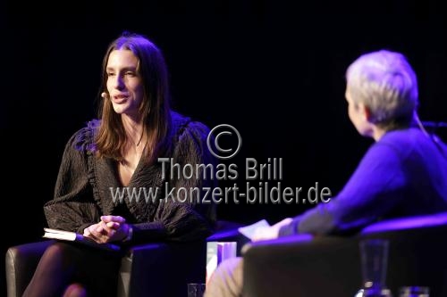 Deutsche Tennisspielerin Andrea Petković im Gespräch mit der Schriftstellerin Marion Brasch bezüglich der 