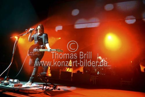 Internationale Rockband Placebo gastiert auf ihrer 