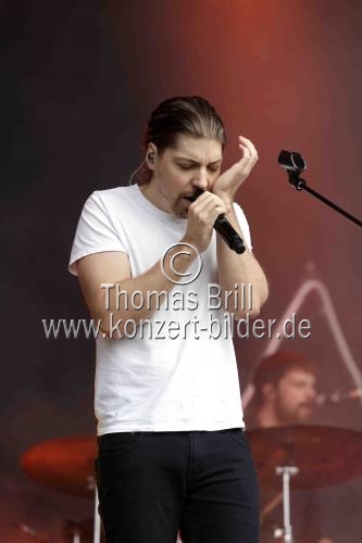 Deutsche Sänger Philipp Poisel gastiert auf seiner 