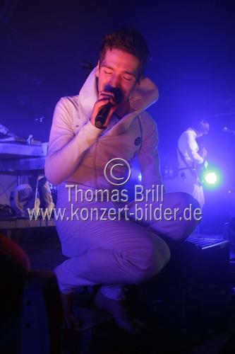 Deutsche Popgruppe aus Dresden Polarkreis 18 gastiert mit Sänger  Felix Räuber auf ihrer 