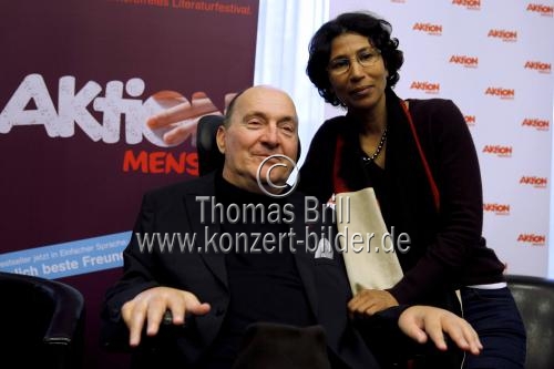 Französische Schriftsteller Philippe Pozzo di Borgo im Interview über den Film „Ziemlich beste Freunde“ in Wasserturm Hotel Köln (© Thomas Brill)