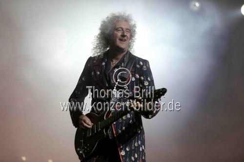 Britische Rock-Band Queen gastiert mit Sänger Adam Lambert auf ihrer 