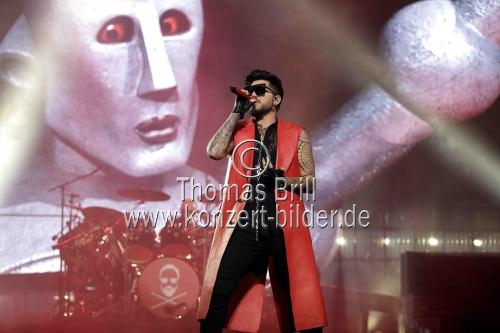 Britische Rock-Band Queen gastiert mit Sänger Adam Lambert auf ihrer 