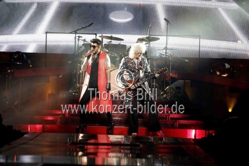 Britische Rock-Band Queen gastiert mit Sänger Adam Lambert auf ihrer 