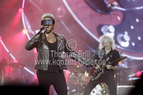 Britische Rock-Band Queen gastiert mit Sänger Adam Lambert auf ihrer 