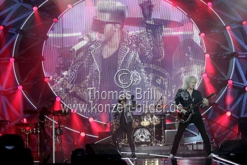 Britische Rock-Band Queen gastiert mit Sänger Adam Lambert auf ihrer 