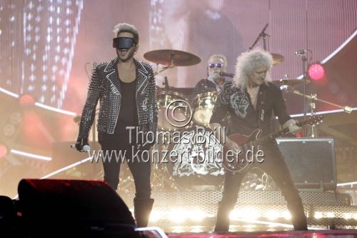 Britische Rock-Band Queen gastiert mit Sänger Adam Lambert auf ihrer 