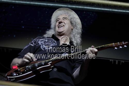 Britische Rock-Band Queen gastiert mit Sänger Adam Lambert auf ihrer 