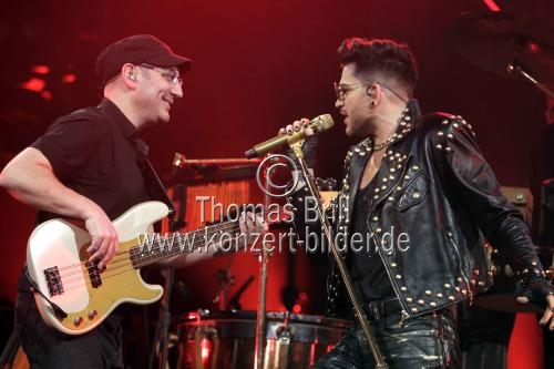 Britische Rock-Band Queen gastiert mit Sänger Adam Lambert auf ihrer 