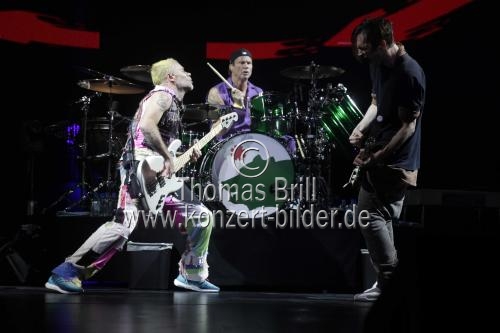 Amerikanische Funkrock- und Alternative-Rockband Red Hot Chili Peppers gastieren auf ihrer 