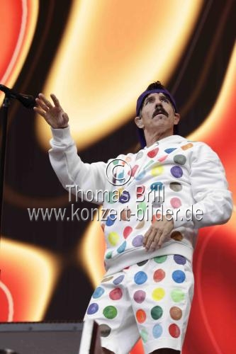 Amerikanische Funkrock- und Alternative-Rockband Red Hot Chili Peppers gastieren auf ihrer 