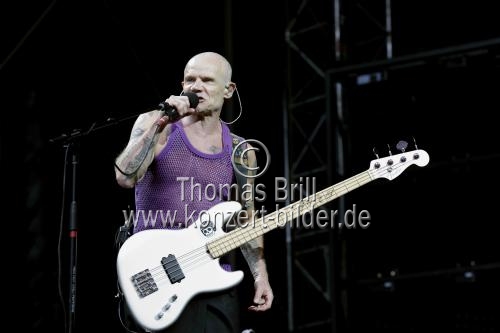 Amerikanische Funkrock- und Alternative-Rockband Red Hot Chili Peppers gastieren auf ihrer 