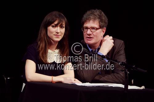 Charlotte Roche und Roger Willemsen denken RADIKAL bei der lit.COLOGNE 2008 im Schauspielhaus Köln (&copy; Thomas Brill)