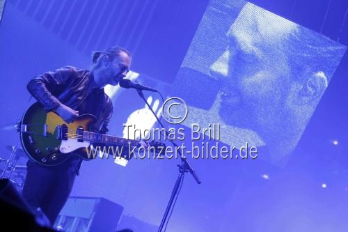 Britische Alternative-Rock-Band Radiohead gastiert auf ihrer 
