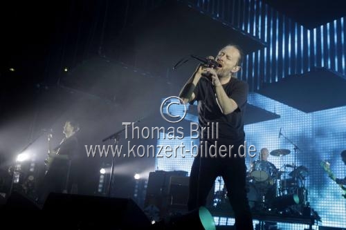 Britische Alternative-Rock-Band Radiohead gastiert auf ihrer 