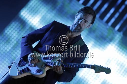 Britische Alternative-Rock-Band Radiohead gastiert auf ihrer 