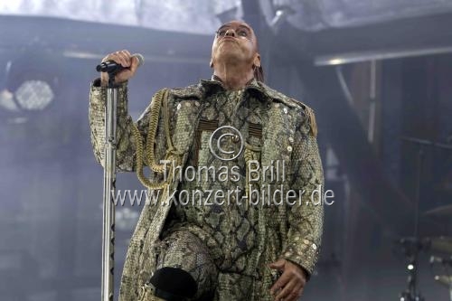 Deutsche Rockband Rammstein gastiert auf ihrer 