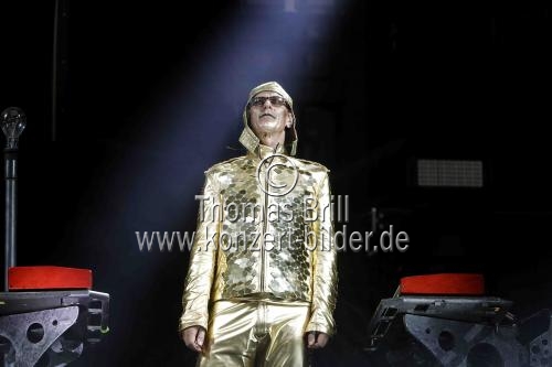 Deutsche Rockband Rammstein gastiert auf ihrer 