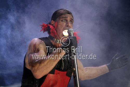 Deutsche Rockband Rammstein gastiert auf ihrer 