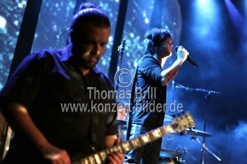 Finnische Alternative-Rock-Band The Rasmus gastiert mit ihrem Sänger Lari Ylonen auf ihrer 