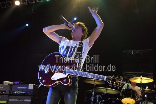 Britisch-schwedische Rock-Band Razorlight gastierte mit Sänger Johnny Borrell auf ihrer 