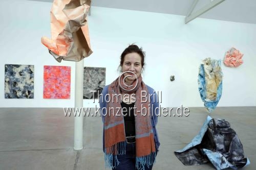 Deutsche Künstlerin Christine Reifenberger gastiert mit ihrer Ausstellung „Update Cologne“ vom 13. Januar bis 28. Februar 2022 in der Michael Horbach Stiftung Köln (© Thomas Brill)