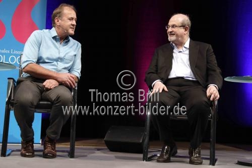 Indisch-britischer Schriftsteller Salman Rushdie stellt seinen neuen Roman 