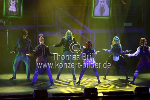 The Rocky Horror Show von Richard O Brien gastiert vom 03. bis 15. Mai 2022 im Musical Dome Köln (© Thomas Brill)