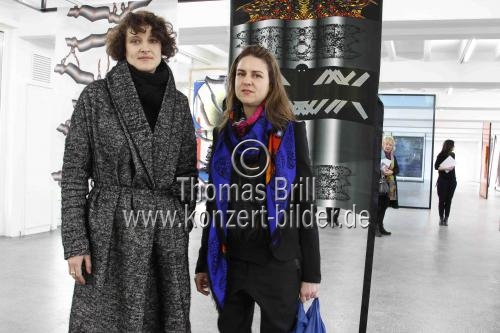 Deutsche Malerin Kerstin Brätsch gastiert mit ihrer Ausstelung Nichts, Nichts! Und zehn Jahre Arbeit! vom 05. Februar bis 20. März 2011 im Kölnischer Kunstverein - Die Brücke Köln (&copy; Thomas Brill)